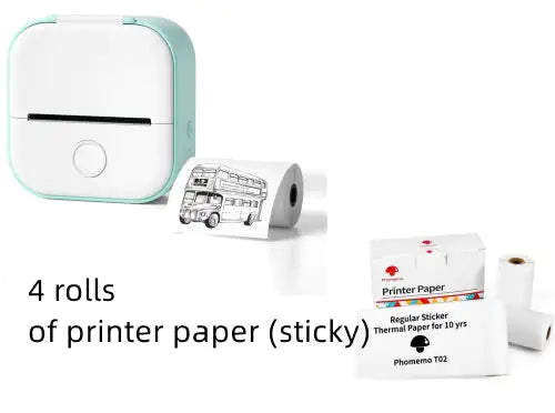 Portable Mini Thermal Label Printer Home