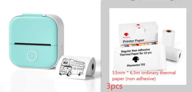 Portable Mini Thermal Label Printer Home