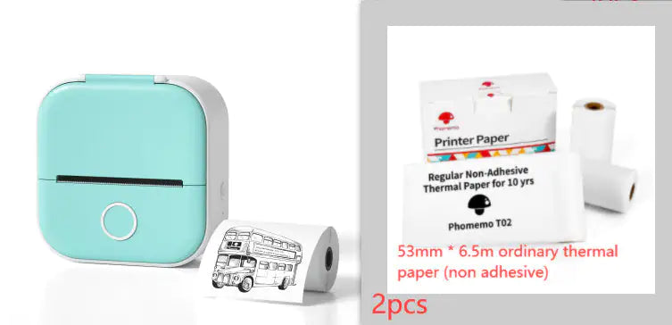 Portable Mini Thermal Label Printer Home