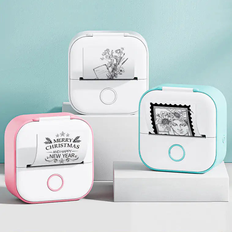 Portable Mini Thermal Label Printer Home