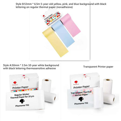 Portable Mini Thermal Label Printer Home