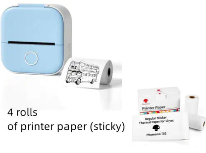 Portable Mini Thermal Label Printer Home